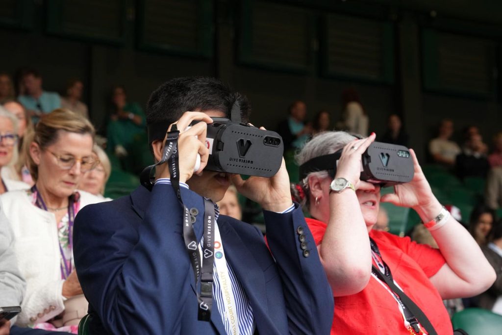 Vodafone And GiveVision Help Partially Sighted Spectators To Enjoy Wimbledon Using 5G