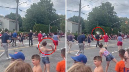 Viral Video Doesn’t Show Mike Pence Getting Hit With Water Balloon