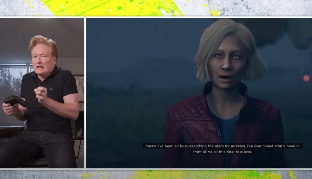 Conan O’Brien Seduces ‘Starfield’ NPCs For New Clueless Gamer Segment